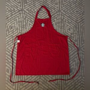 Red Starbucks Apron
